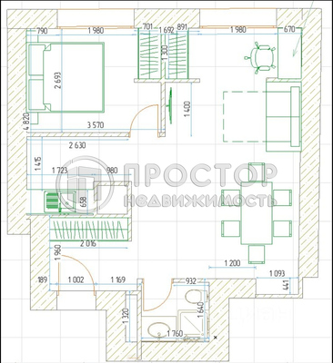 Продам двухкомнатную (2-комн.) квартиру, Волгоградский пр-кт, 32/3к3, Москва г