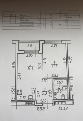 Продам однокомнатную (1-комн.) квартиру, Тихая ул, 3к2, Бугры п