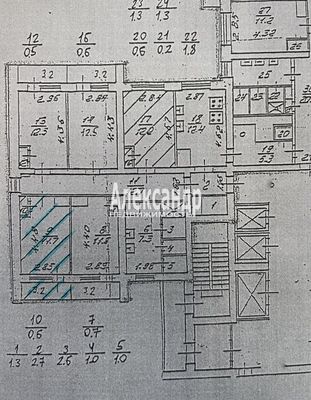 Продам комнату в 12-комн. квартире, Брестский б-р, 17, Санкт-Петербург г