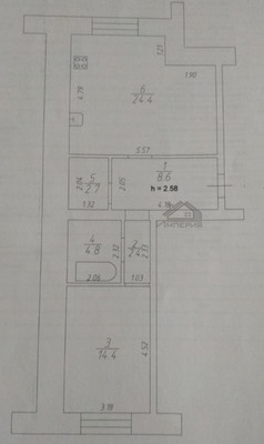 Продам однокомнатную (1-комн.) квартиру, Академика Завойского ул, 25, Казань г