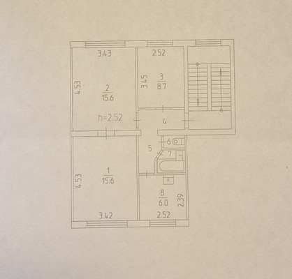 Продам трехкомнатную (3-комн.) квартиру, Федосеева ул, 23, Пермь г