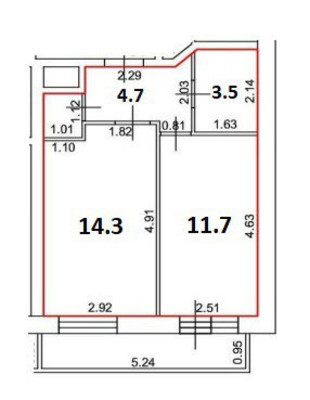 Продам однокомнатную (1-комн.) квартиру, Охтинская аллея, 6, Мурино п