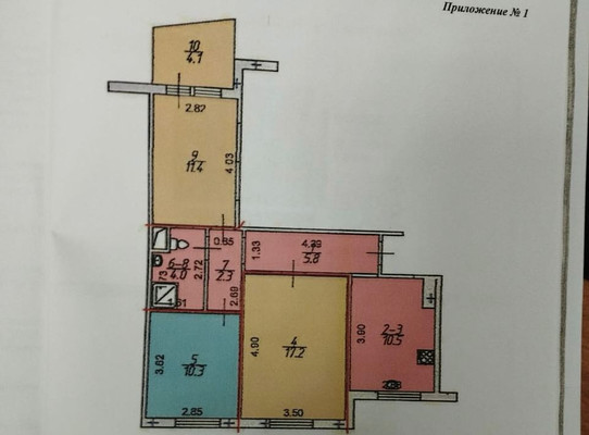 Продам трехкомнатную (3-комн.) квартиру, Жмайлова ул, 13, Ростов-на-Дону г