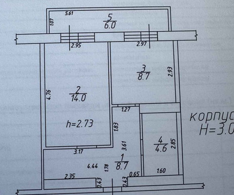 Продам однокомнатную (1-комн.) квартиру, Кореновская ул, 2к4, Краснодар г