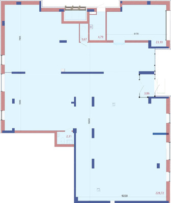 Сдам коммерческое помещение 240 м2, Ветеринарная ул, 19, Рязань г