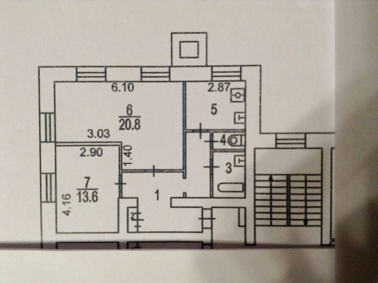 Продам двухкомнатную (2-комн.) квартиру, Солнечногорский проезд, 3к1, Москва г