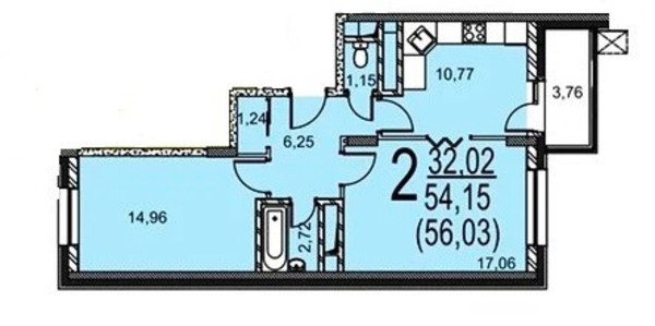 Продам двухкомнатную (2-комн.) квартиру, 6-я Радиальная ул, 7/6к1, Москва г