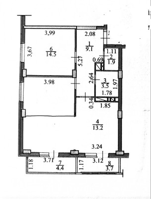 Продам трехкомнатную (3-комн.) квартиру, Казбекская ул, 12, Краснодар г