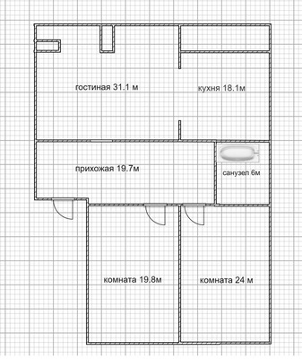 Продам трехкомнатную (3-комн.) квартиру, Костычева ул, 68к1, Брянск г