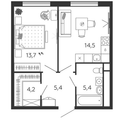 Продам двухкомнатную (2-комн.) квартиру, Автозаводская ул, 23, Москва г