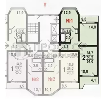 Продам двухкомнатную (2-комн.) квартиру, Покровская ул, 17к1, Москва г