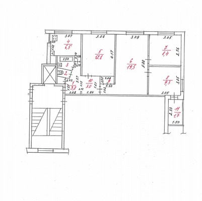 Продам многокомнатную квартиру, им Константина Аверьянова мкр, 19, Дмитров г