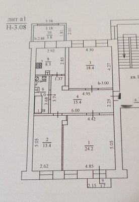 Продам трехкомнатную (3-комн.) квартиру, Новороссийской Республики ул, 1, Новороссийск г