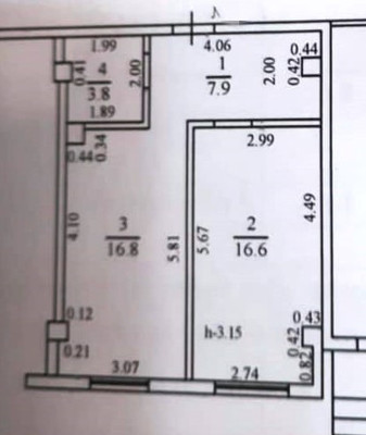 Продам однокомнатную (1-комн.) квартиру, Любимый пер, 14к4, Мысхако с