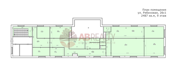 Продам офисное помещение 2 487 м2, Рябиновая ул, 26с1, Москва г