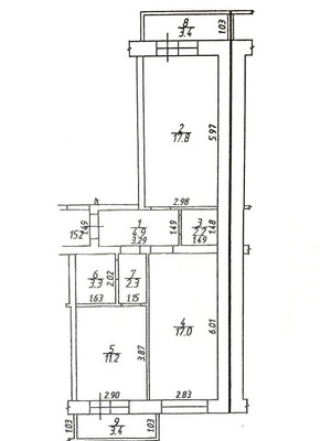 Продам двухкомнатную (2-комн.) квартиру, Куликова Поля ул, 2, Краснодар г