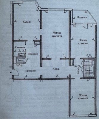 Продам трехкомнатную (3-комн.) квартиру, Богданова ул, , 6к1, Москва г