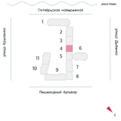 Продам однокомнатную (1-комн.) квартиру, Дыбенко ул, 42к15, Санкт-Петербург г