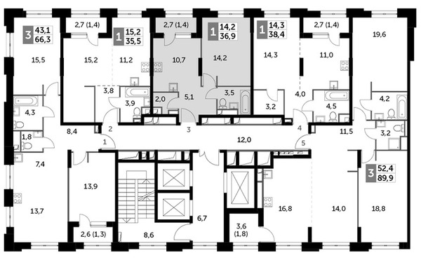 Продам трехкомнатную (3-комн.) квартиру, Шеногина ул, 1, Москва г