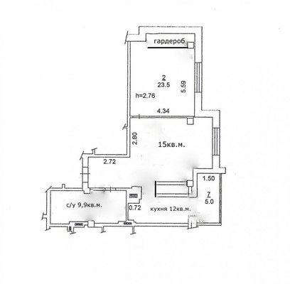 Продам двухкомнатную (2-комн.) квартиру, Казахстанский пер, 19а, Ростов-на-Дону г