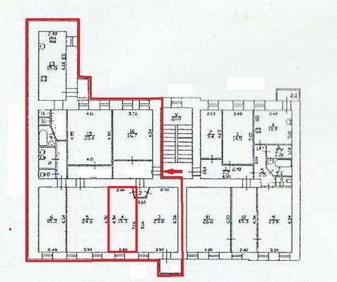 Продам комнату в 6-комн. квартире, Большой В.О. пр-кт, 25, Санкт-Петербург г