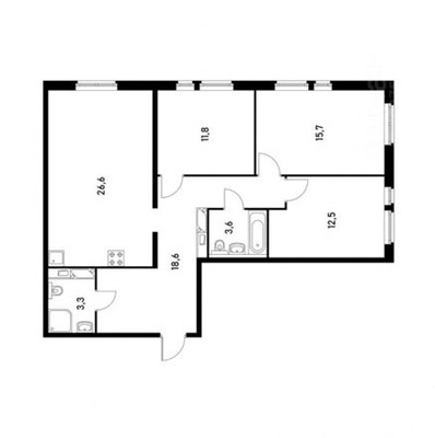 Продам трехкомнатную (3-комн.) квартиру, Мельникова пр-кт, 5к1, Химки г