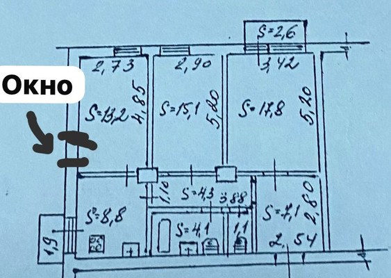 Продам трехкомнатную (3-комн.) квартиру, Большая Садовая ул, 32/36, Ростов-на-Дону г