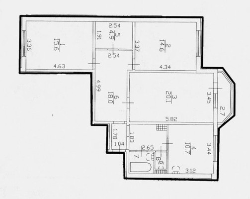 Продам трехкомнатную (3-комн.) квартиру, Маршала Казакова ул, 68к1, Санкт-Петербург г