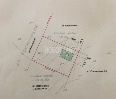 Продам участок 6 соток, Жасминовая ул, 19, Саратовская ст-ца, 0 км от города