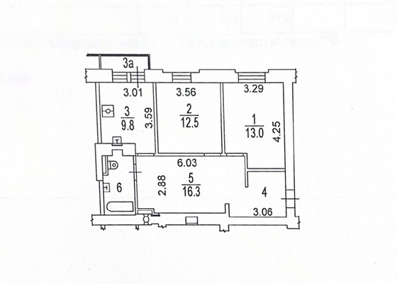 Продам трехкомнатную (3-комн.) квартиру, Мира пр-кт, 118, Москва г