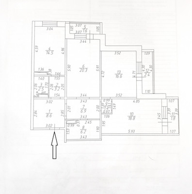 Продам трехкомнатную (3-комн.) квартиру, Дубравная ул, 38А, Казань г