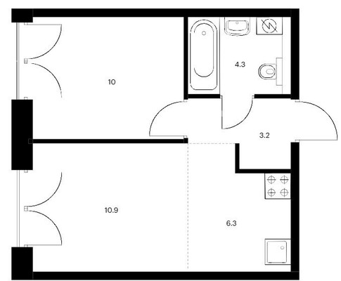 Продам двухкомнатную (2-комн.) квартиру (долевое), Труда пл, Санкт-Петербург г