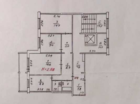 Продам трехкомнатную (3-комн.) квартиру, Докучаева ул, 32, Пермь г