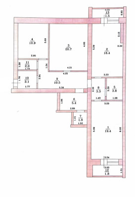 Продам трехкомнатную (3-комн.) квартиру, Габдуллы Кариева ул, 5, Казань г