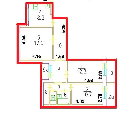 Продам трехкомнатную (3-комн.) квартиру, 2-я Мелитопольская ул, 21к3, Москва г