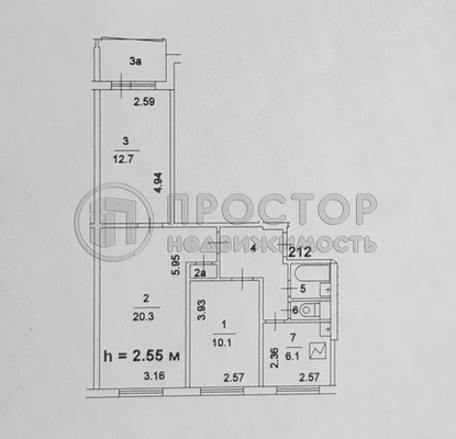 Продам трехкомнатную (3-комн.) квартиру, Красного Маяка ул, 19к3, Москва г