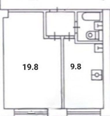 Продам однокомнатную (1-комн.) квартиру, Федеративный пр-кт, 30ка, Москва г