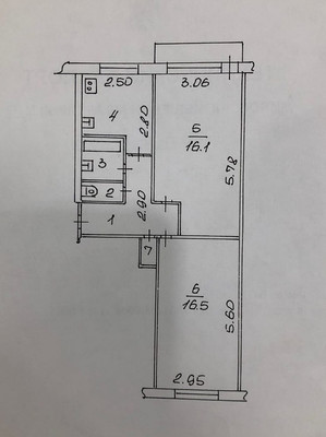 Продам двухкомнатную (2-комн.) квартиру, Парковая ул, 4к3, Великий Новгород г