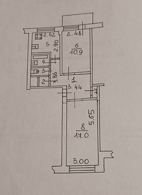 Продам двухкомнатную (2-комн.) квартиру, Попова ул, 14/32, Великий Новгород г