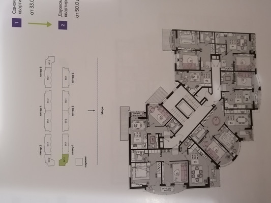 Продам однокомнатную (1-комн.) квартиру, Межсанаторный проезд, 21к2, Анапа г