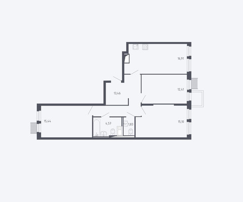 Продам трехкомнатную (3-комн.) квартиру (долевое), Ленинградское ш, 229Ак1, Москва г