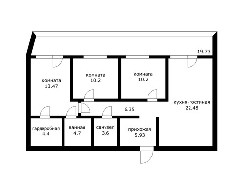 Продам трехкомнатную (3-комн.) квартиру, Автозаводская ул, 26, Москва г