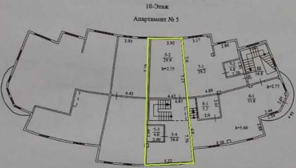 Продам трехкомнатную (3-комн.) квартиру, Прибрежная ул, 1а, Кореиз пгт