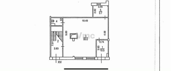 Продам коммерческое помещение 399 м2, Гашека ул, 2 1, Москва г