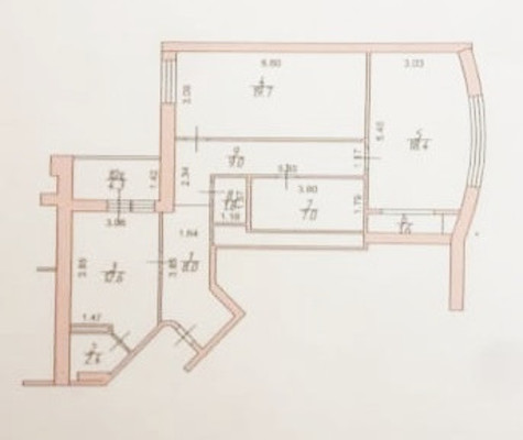 Продам трехкомнатную (3-комн.) квартиру, Семашко пер, 113, Ростов-на-Дону г