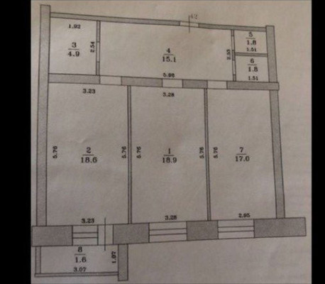 Продам двухкомнатную (2-комн.) квартиру, Зинина ул, 34, Казань г