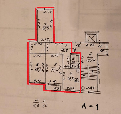 Продам трехкомнатную (3-комн.) квартиру, Шуваловский пр-кт, 51Ак2, Санкт-Петербург г