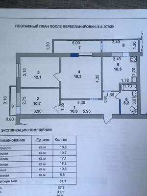 Продам трехкомнатную (3-комн.) квартиру, Протапова ул, 86, Анапа г