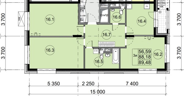 Продам трехкомнатную (3-комн.) квартиру, Русаковская ул, 2, Москва г