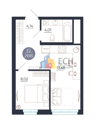 Продам однокомнатную (1-комн.) квартиру, Щегловская засека ул, д.4, Тула г